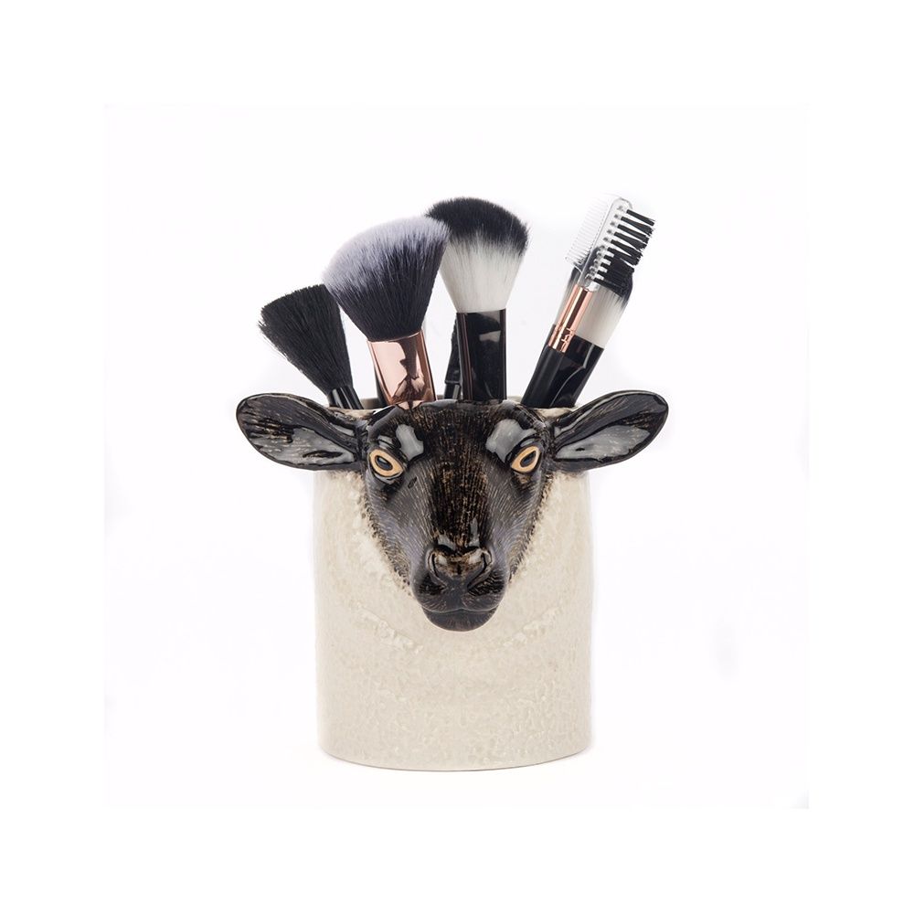 Quail Black Faced Suffolk Sheep Pencil Pot