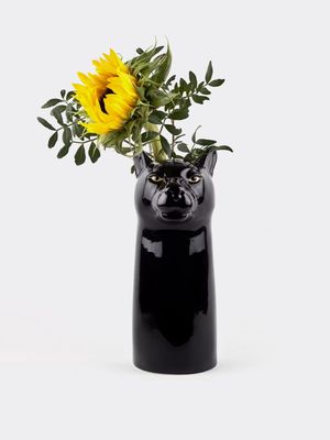 Quail Panther Flower Vase