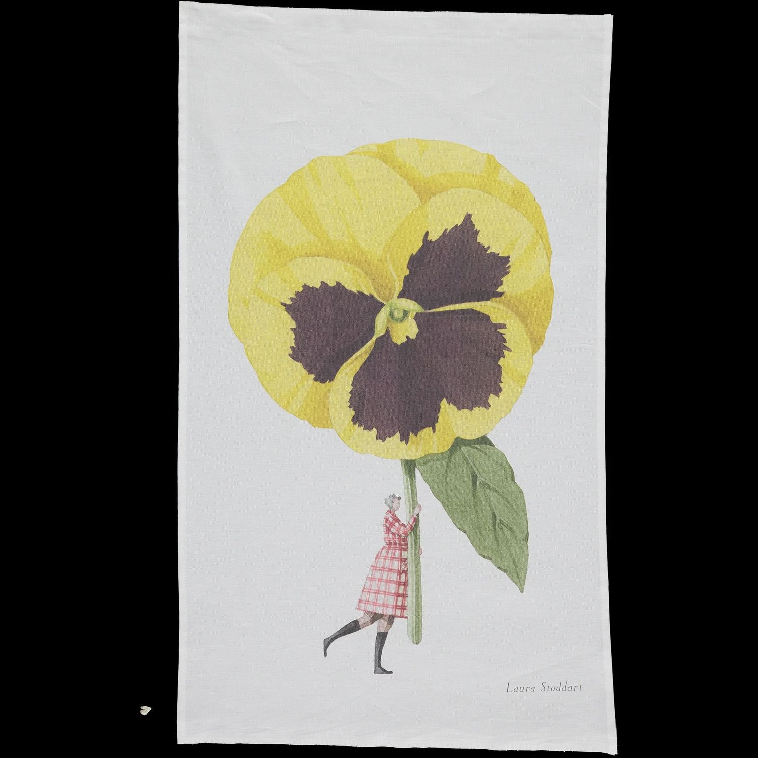 L S In Bloom Tea Towel/Pansy