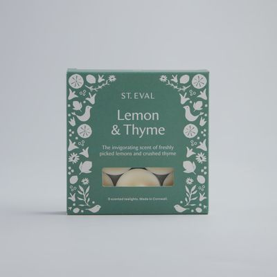 St Eval  Summer Folk Scented Tealights/Lemon &amp; Thyme