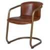 CH/Cigar Leather Dining Chair