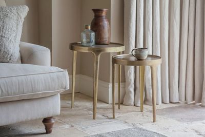 Rohia Cast Metal/Brass/Large Table