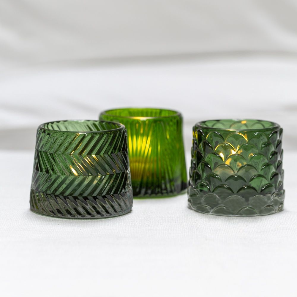 G I Tea Light Holder /Green