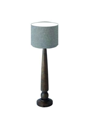 Wood Lamp Base Rosendael with Shade