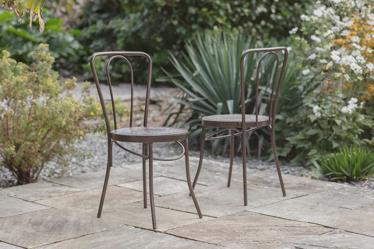 Jeavika Iron Bistro Chair