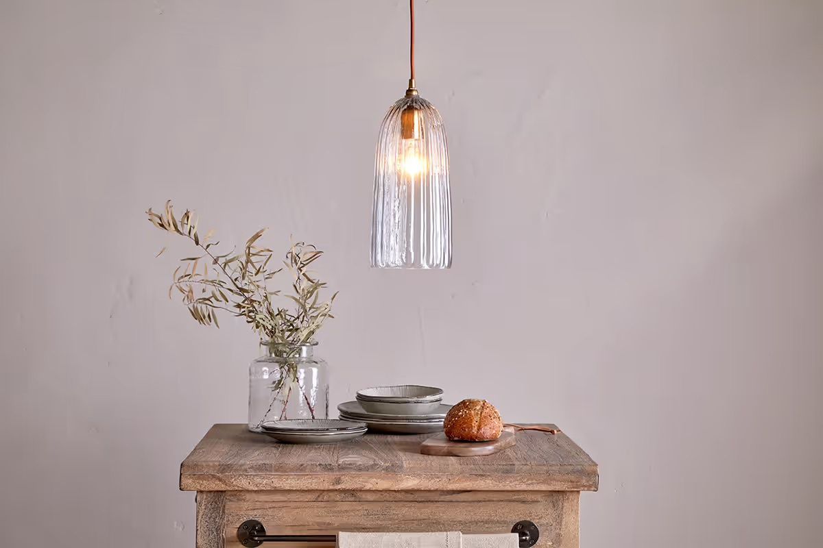 Lumina Glass Pendant/Clear