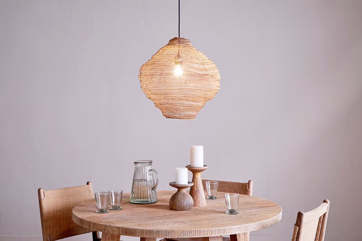 Brass Mukuni Wire Lampshade/Small