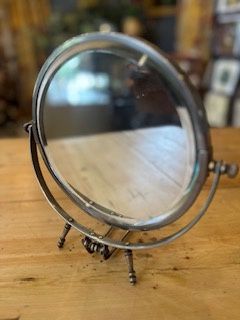 Vintage 50&#39;s Free-Standing Magnifying Makeup/Shaving  Mirror