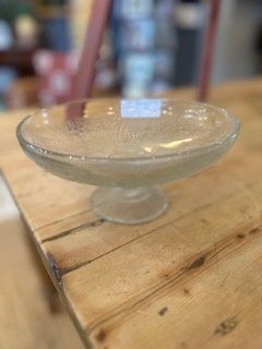Vintage Glass Cake Stand