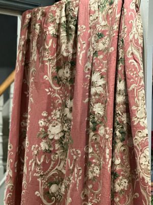 Vintage Sanderson Pair of Curtains