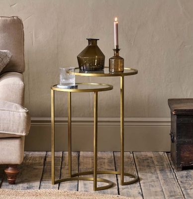 Iron &amp;Glass Table Set