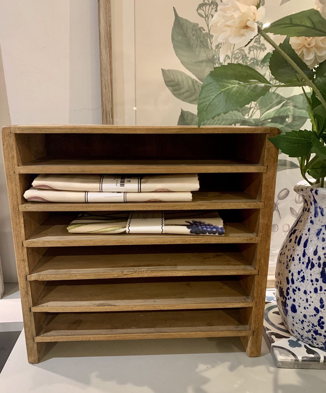 Vintage Pine Shelf Unit TC36