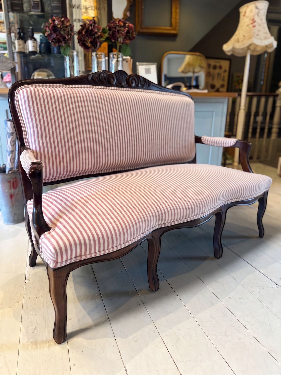 Antique Upholstered Sofa