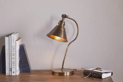 Damba Desk Lamp Antique Brass