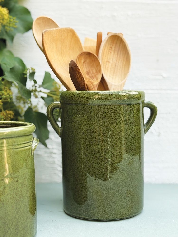 CV/Country Jar/ Handles Green