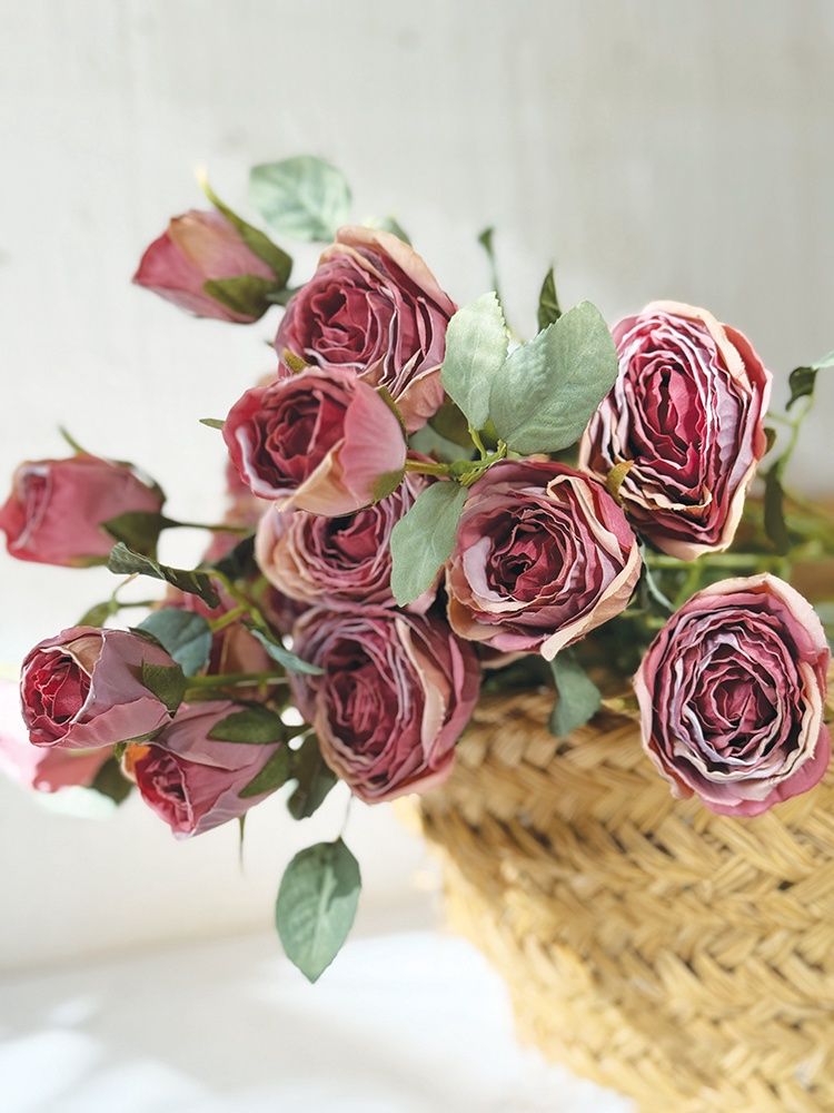 CV/Rose Spray Dusky Pink 61cm