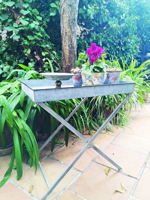 CV Zinc Folding Table 40x60x60cm