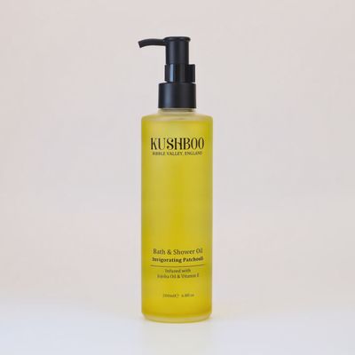 Kushboo Wellness Bath &amp; Shower Pump/Invigorating Patchouli