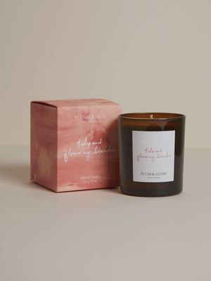 P&amp;A Tulip &amp; Flowering Branches Candle