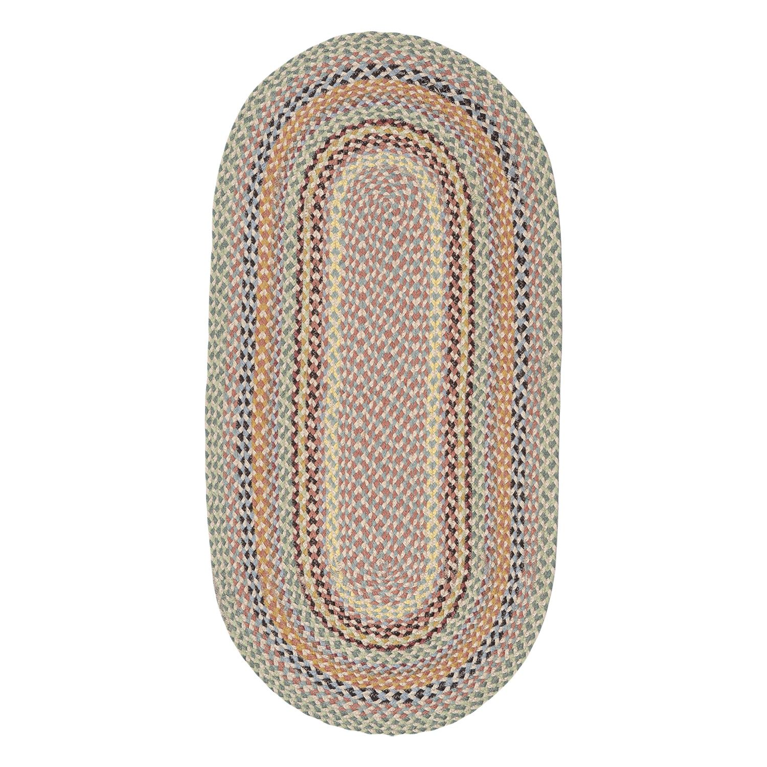 Pampas Oval Jute Rug 69 x 122cm