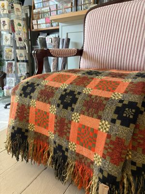 Vintage Welsh Blanket 166 x 251cm