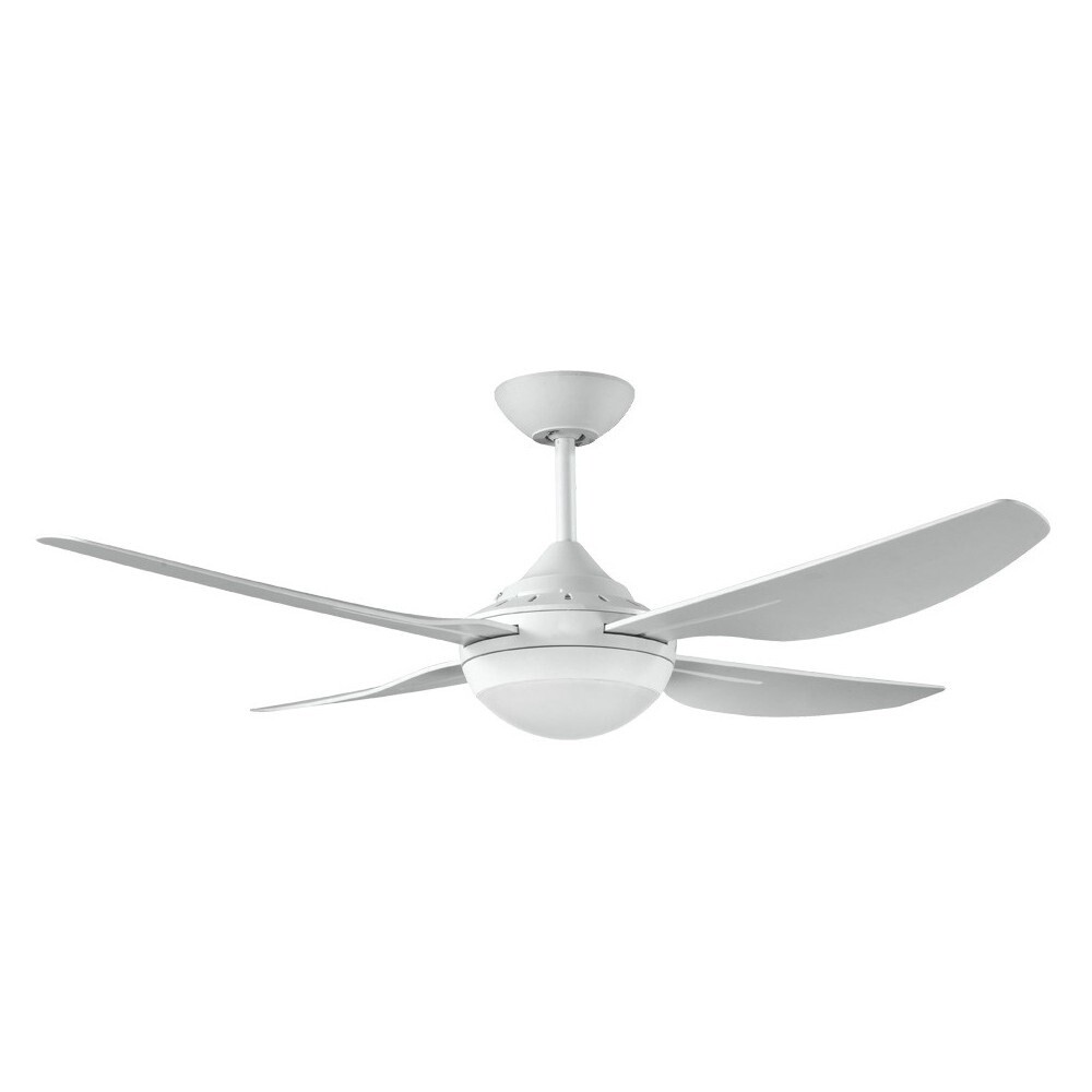 Harmony II Ceiling Fan with 18W LED Light - 48&quot;, Colour: White
