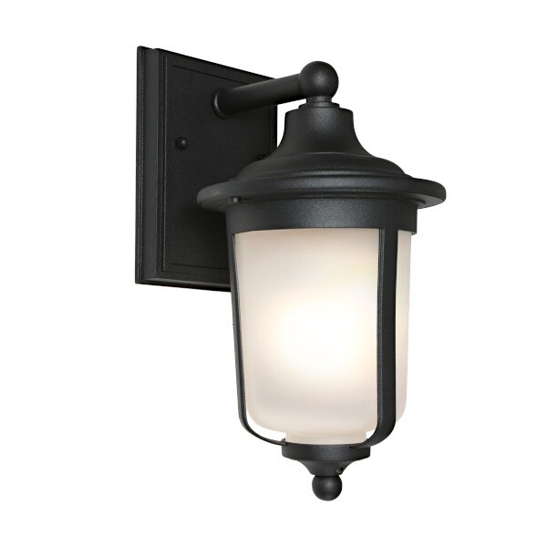 Devon Exterior Wall Light, Colour: Black