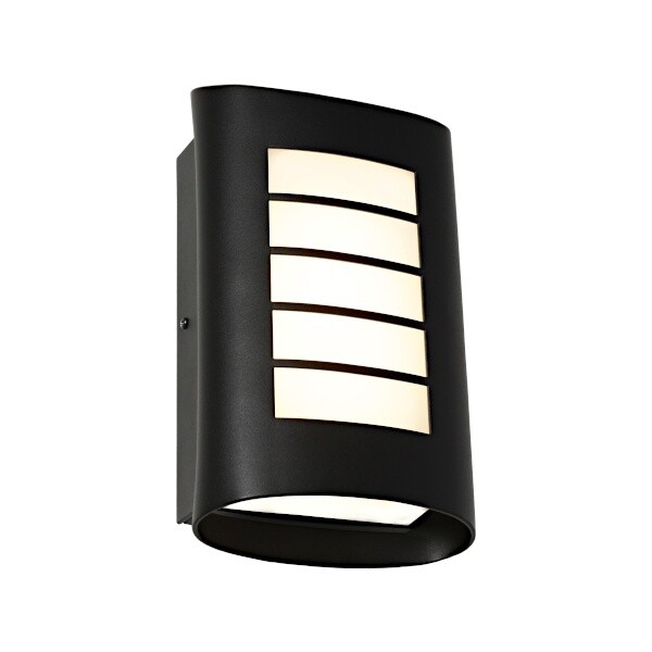 Bicheno Exterior Wall Light, Colour: Black