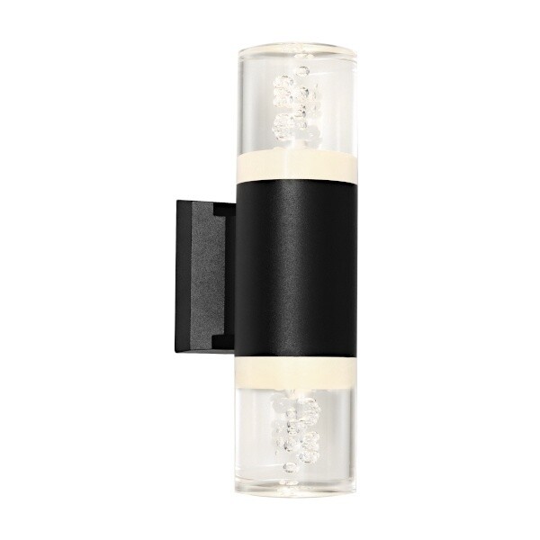 Calgary Exterior Wall Light, Colour: Black