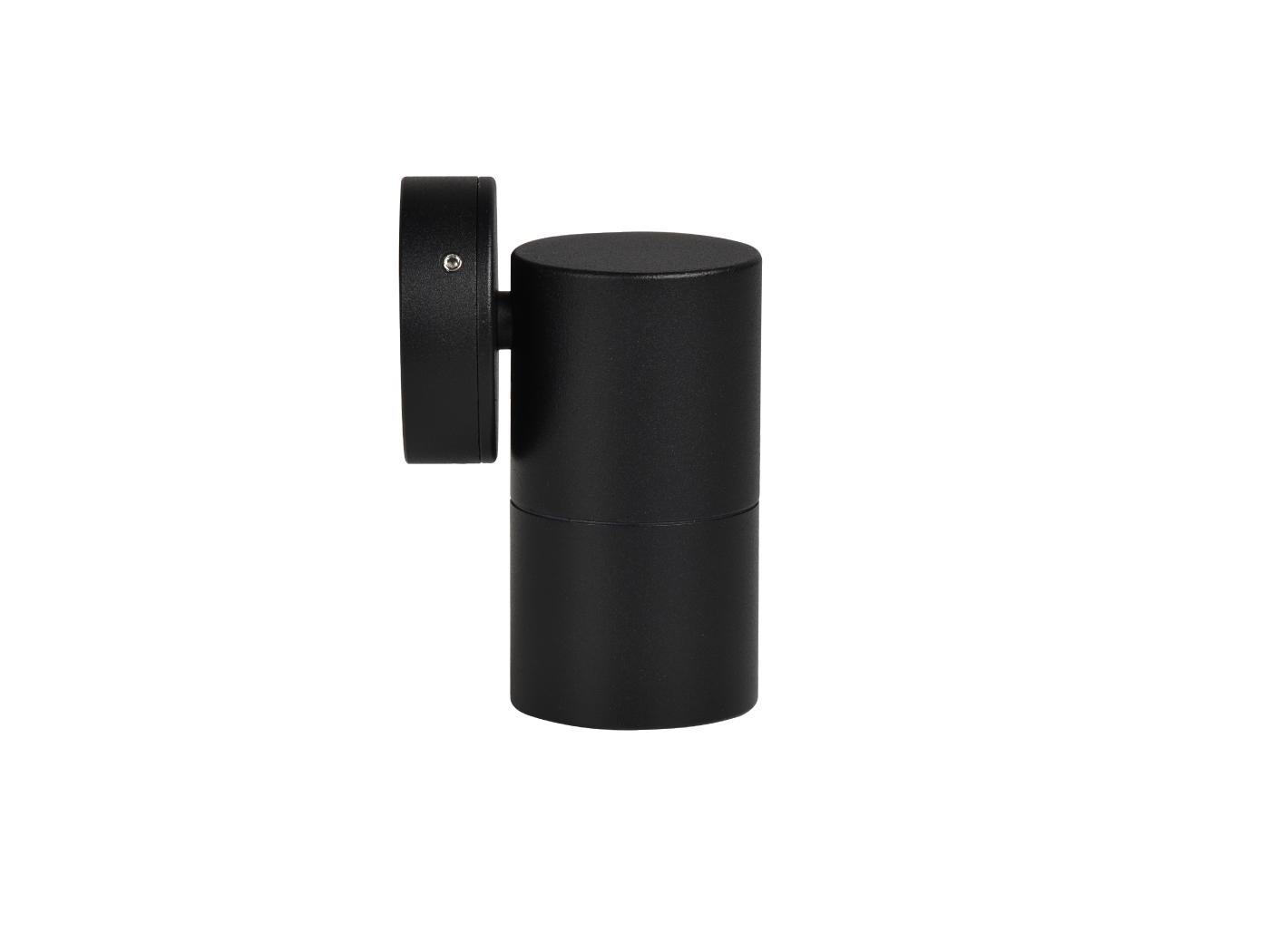 Beamlite Single Fixed Exterior Wall light, Colour: Black