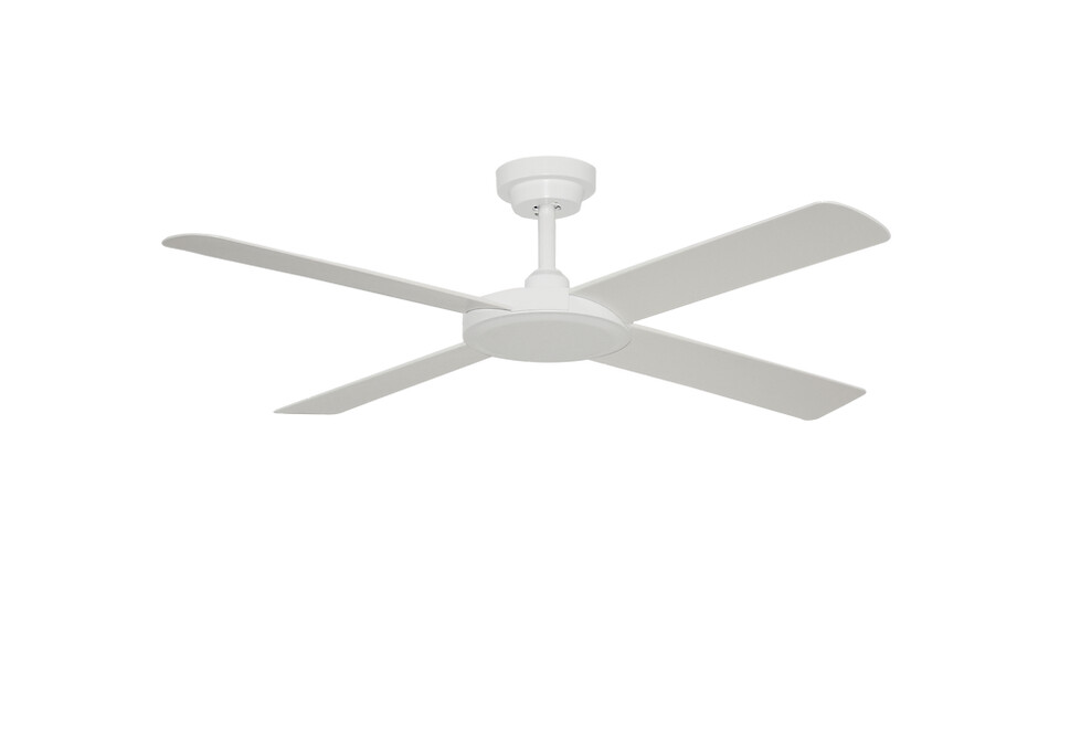 Pinnacle V2 DC Ceiling Fan - 52&quot;, Colour: Matt White