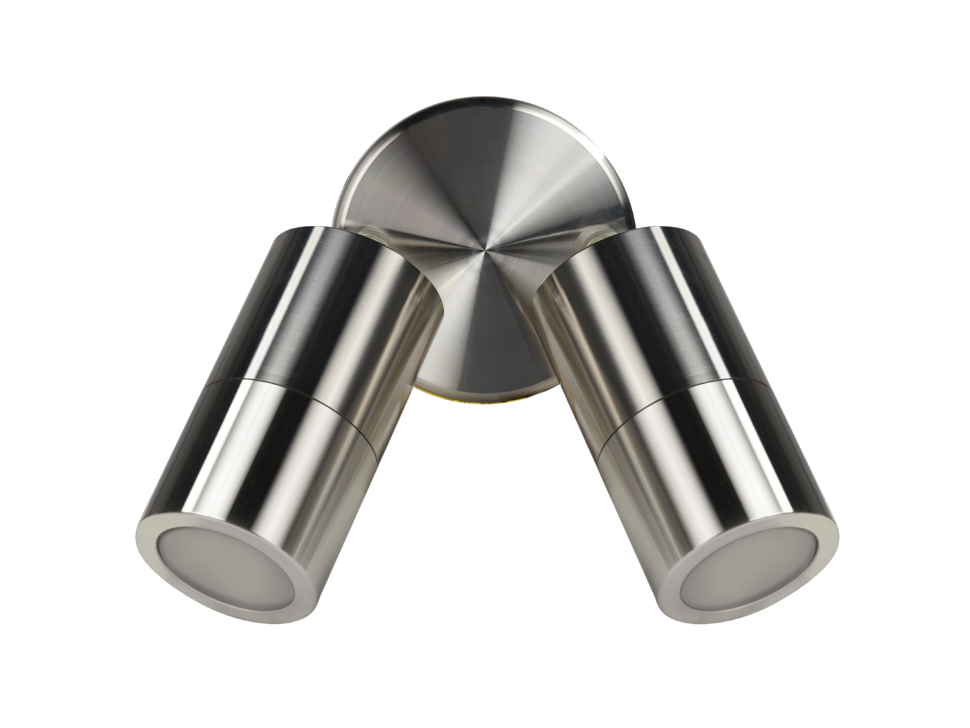 Beamlite Exterior Double Wall Light  - 3 colours, Colour: Stainless Steel