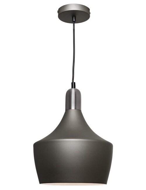 Bevo 1 Light Pendant, Colour: Satin Chrome