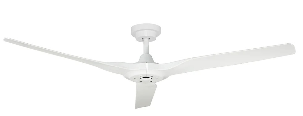 Radical 3 DC Ceiling Fan - 60&quot;, Colour: White