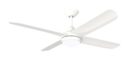 X-Over DC 4 Blade Ceiling Fan with 18W CCT LED Light - 52&quot;