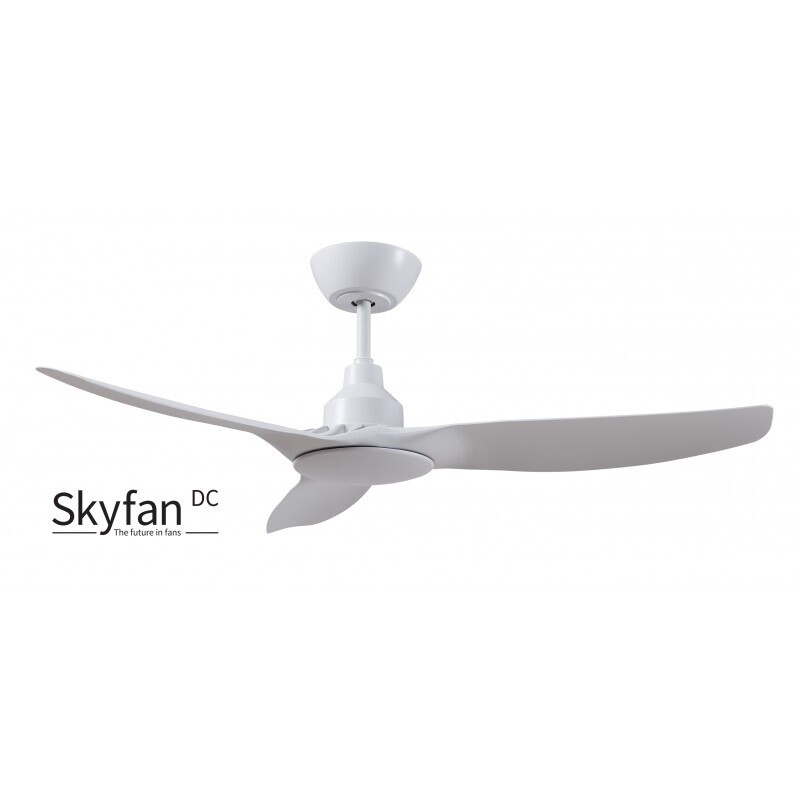 Skyfan 3 Blade DC Ceiling Fan, Size: 48&quot; (120cm), Colour: White