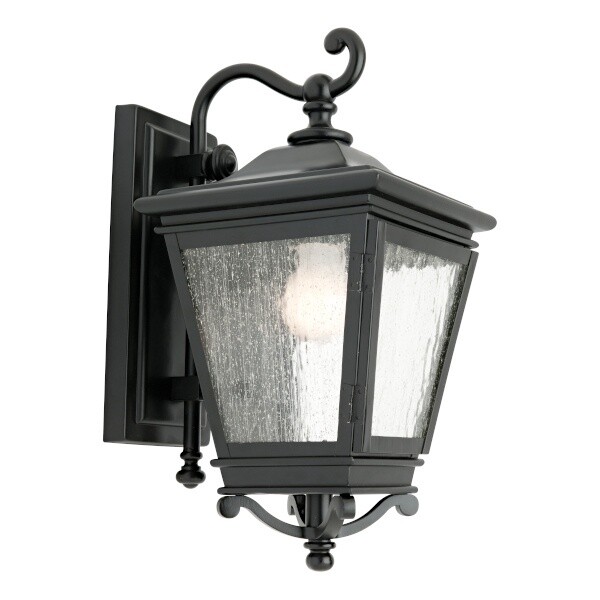 Nottingham Exterior Wall Light, Colour: Black