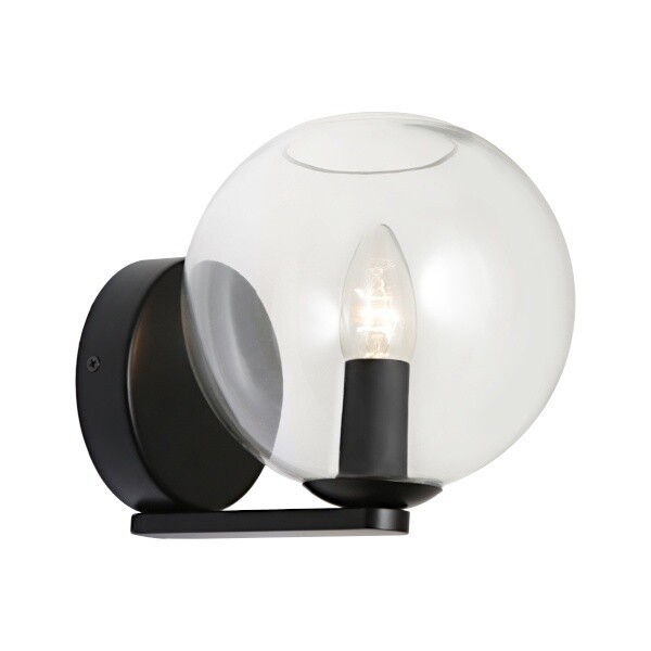 Orpheus Wall Light, Colour: Black