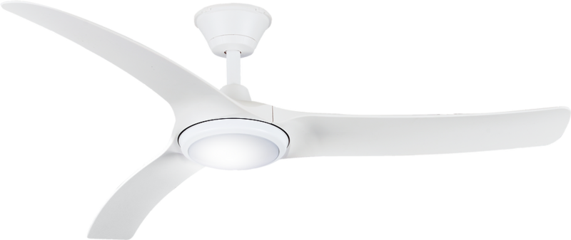 Aqua V2 IP66 DC Ceiling Fan with 18W CCT LED Light