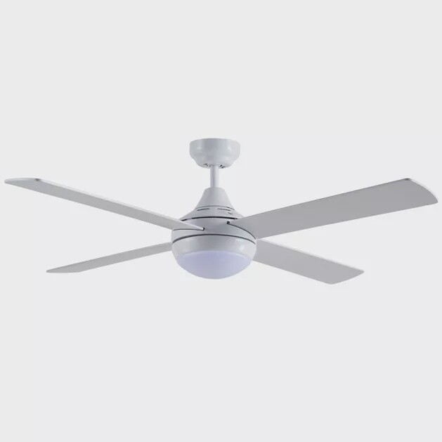 Link AC 48" Ceiling Fan with 15W CCT LED  Light, Colour: White