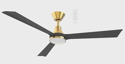 Riviera DC Ceiling Fan with 18W CCT LED &amp; Wi-Fi - 52″