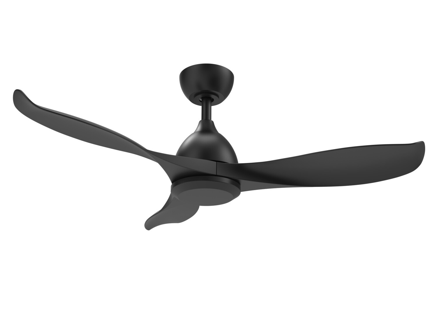 Scorpion DC Ceiling Fan with Wi-Fi, Size: 52&quot; (132cm), Colour: Matt Black