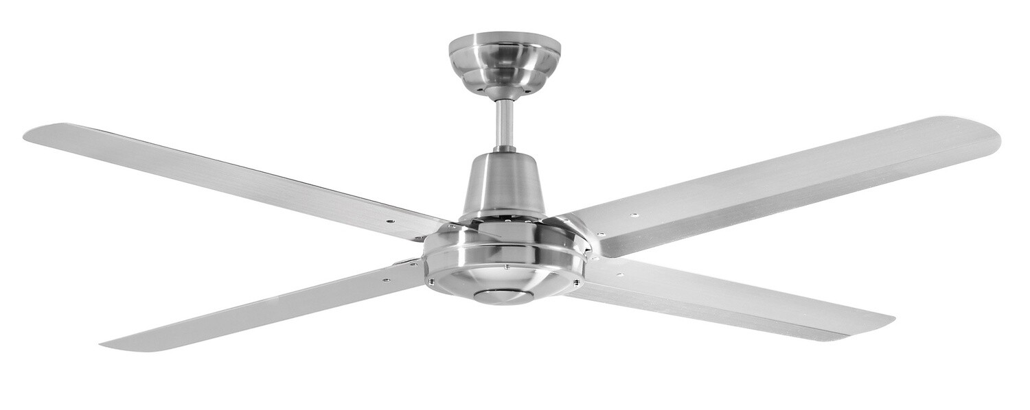 Precision AC Ceiling Fan, Size: 52&quot; (132cm), Colour: 316 Stainless Steel