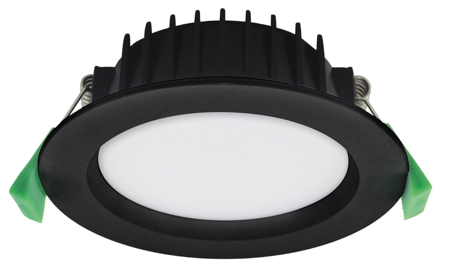Blitz II 10W Tricolour LED Downlight, Colour: Matt Black