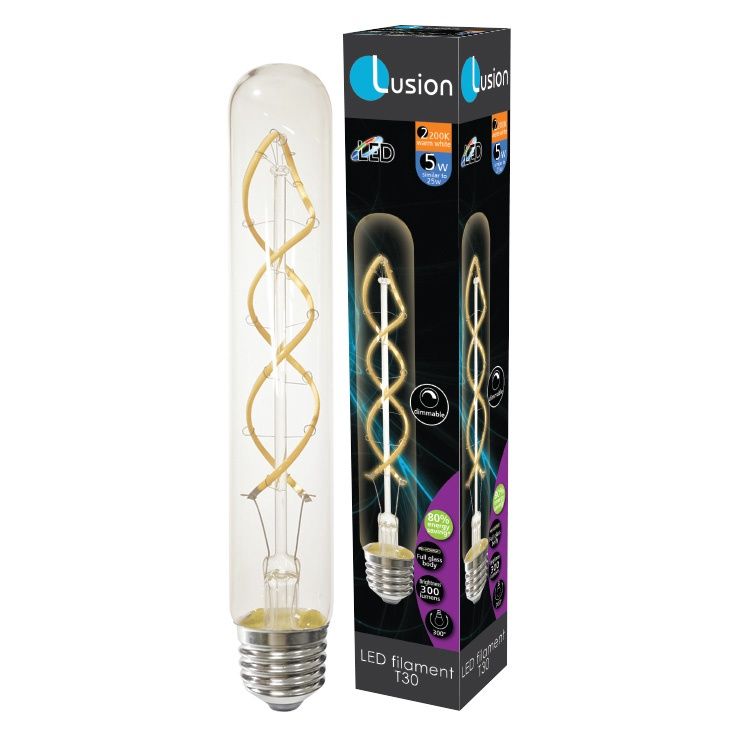 T30 5W LED Filament Globe
