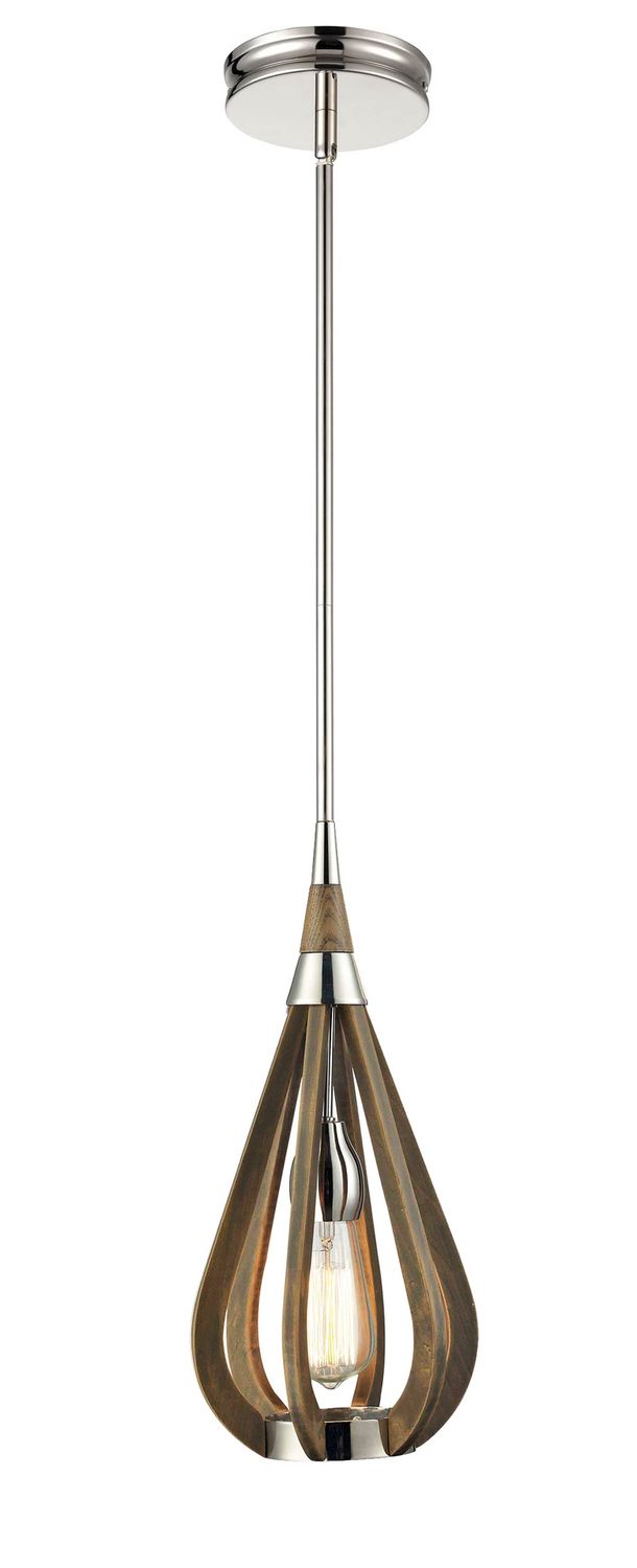Bonito Tear Drop Pendant, Size: Small, Colour: Taupe