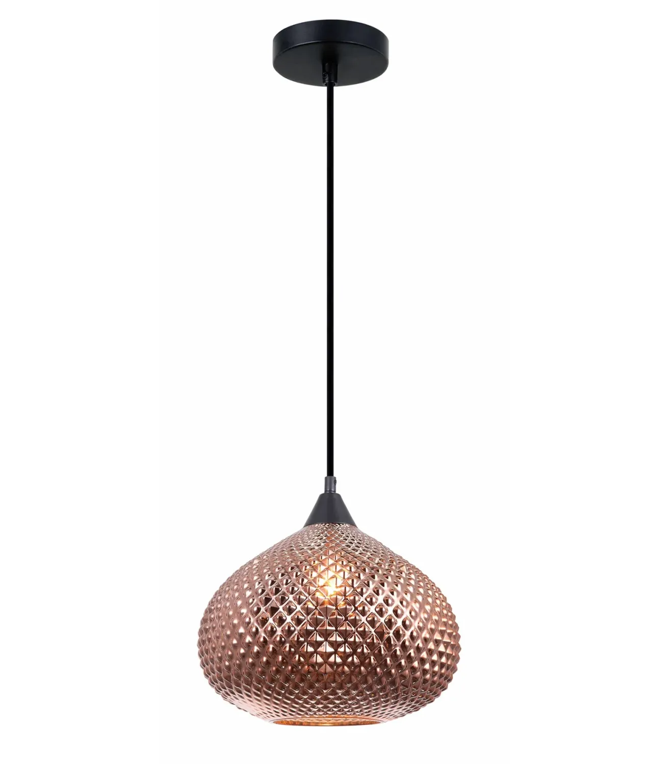 Rictus Pendant, Shape: Wine Glass, Colour: Copper