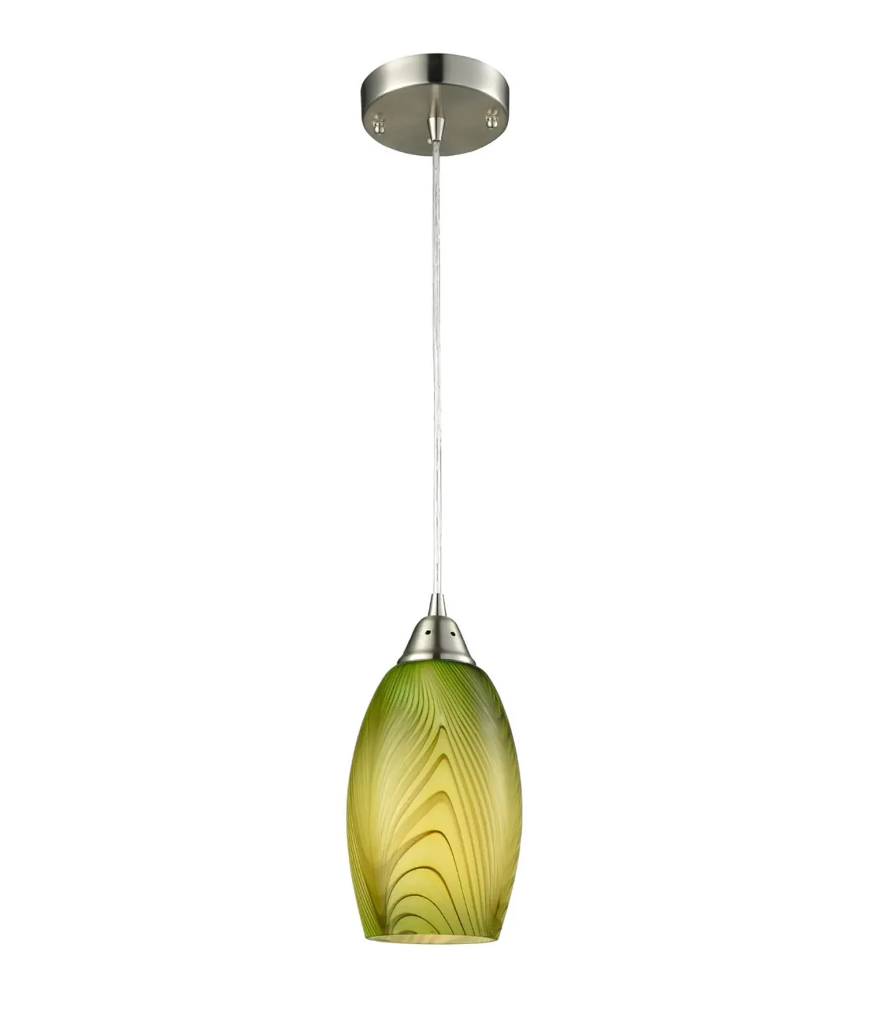 Glaze Pendant, Colour: Green
