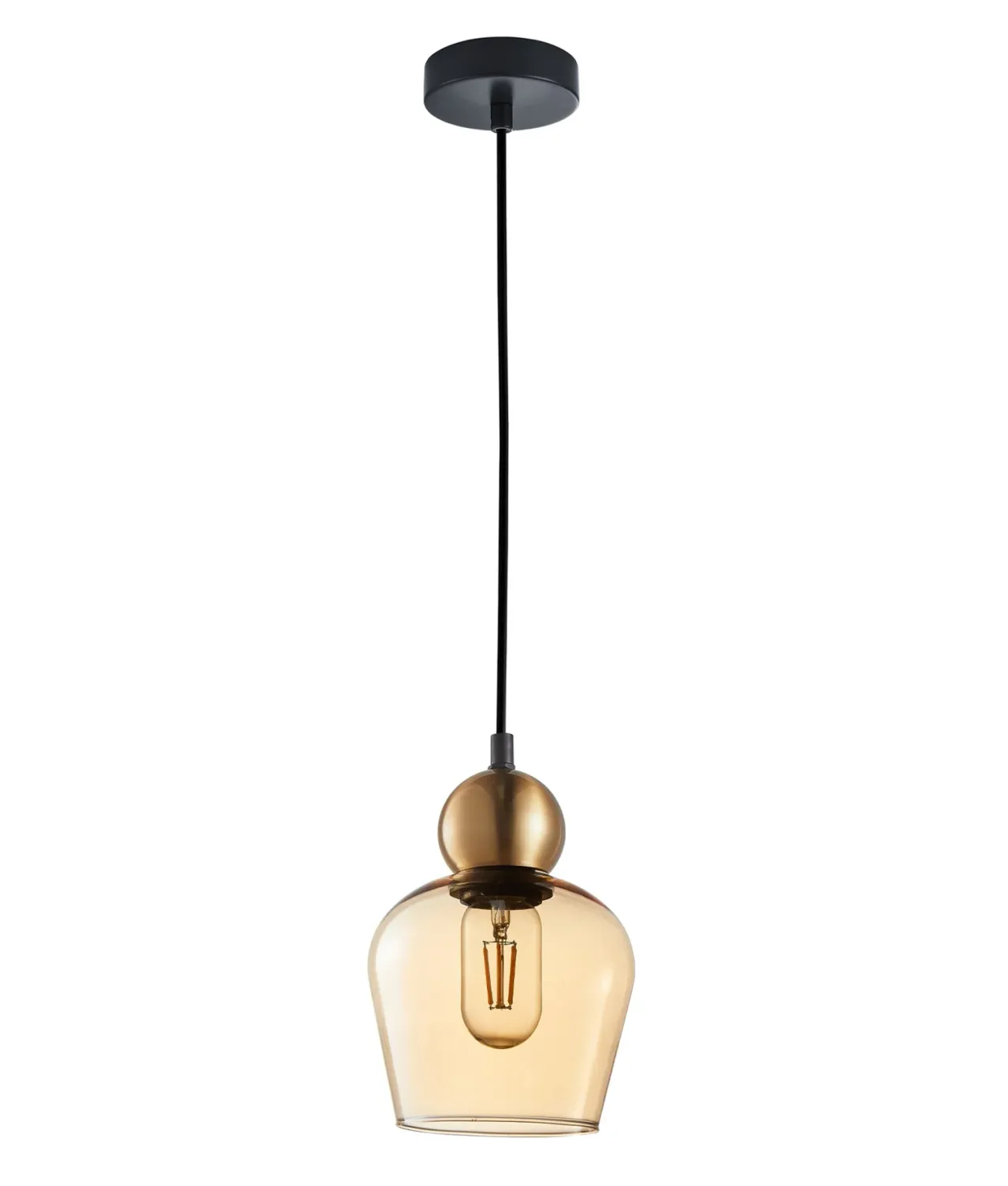 Champan Pendant, Colour: Bronze Amber
