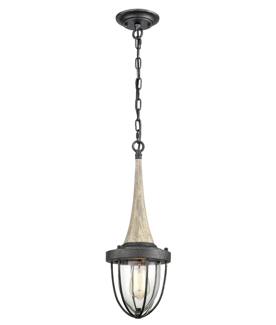 Pendolo Pendant, Colour: Washed Wood